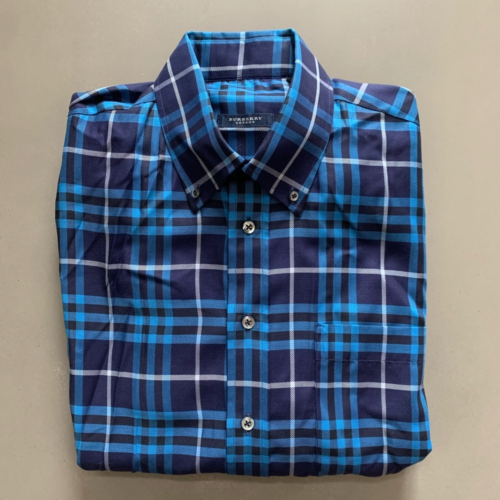 BURBERRY Men’s Long Sleeved Button Down Shirt